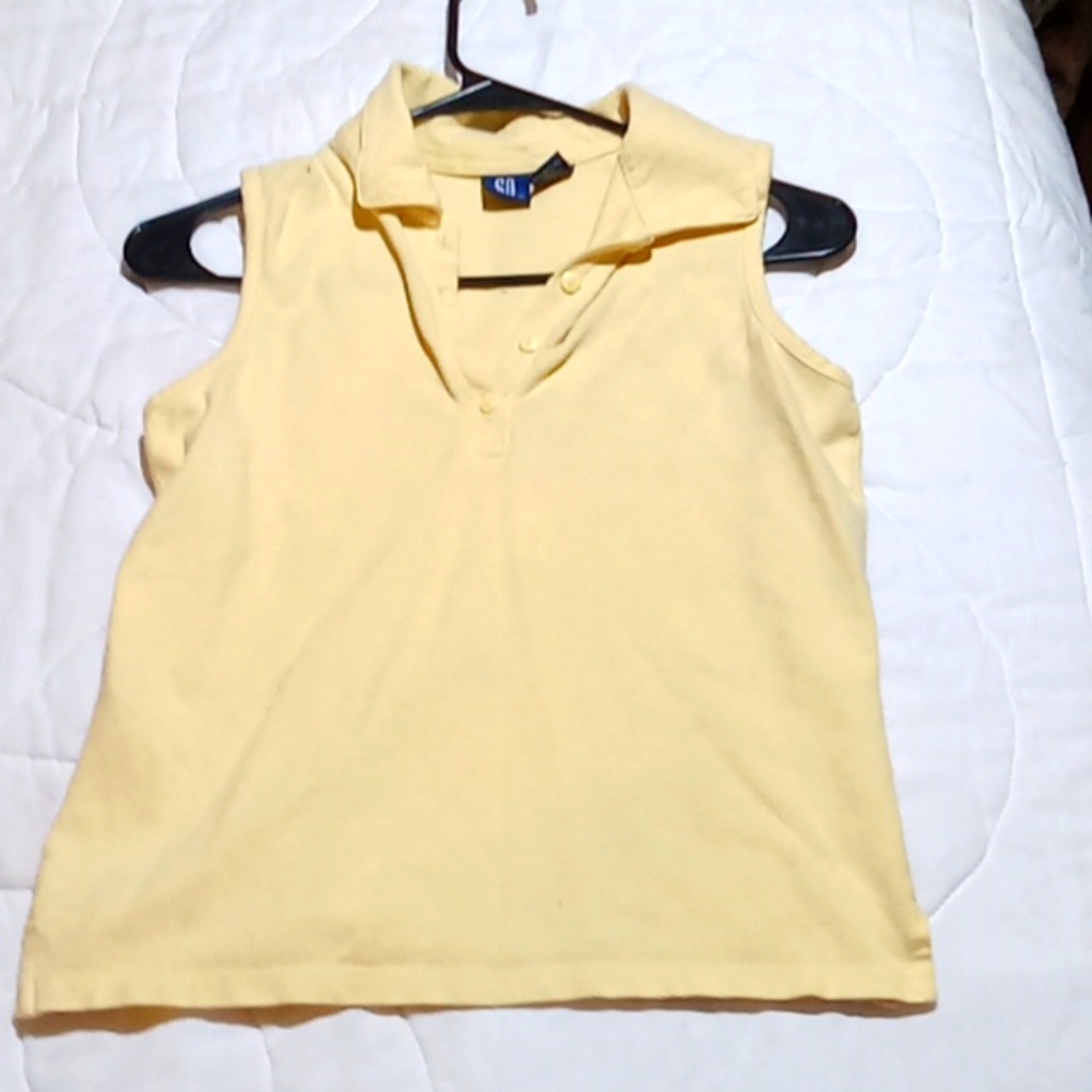 Yellow SO tank top